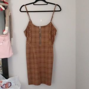 Nineties plad dress